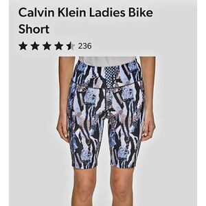 NWT WOMENS CALVIN KLEIN BIKE SHORTS
